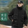 JEANSWEST Men's Outdoor Windproof Hooded Jacket