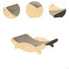 Cat Furniture Scratching Pad with Wooden Frame for Claw Care And Relaxation