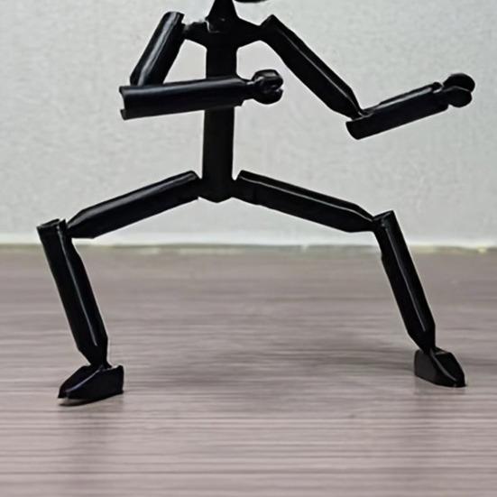 1/2 шт. 3D-печатная фигурка человечка из спичек, подвижные суставы, фигурка-антистресс, модель человечка, украшение для рабочего стола