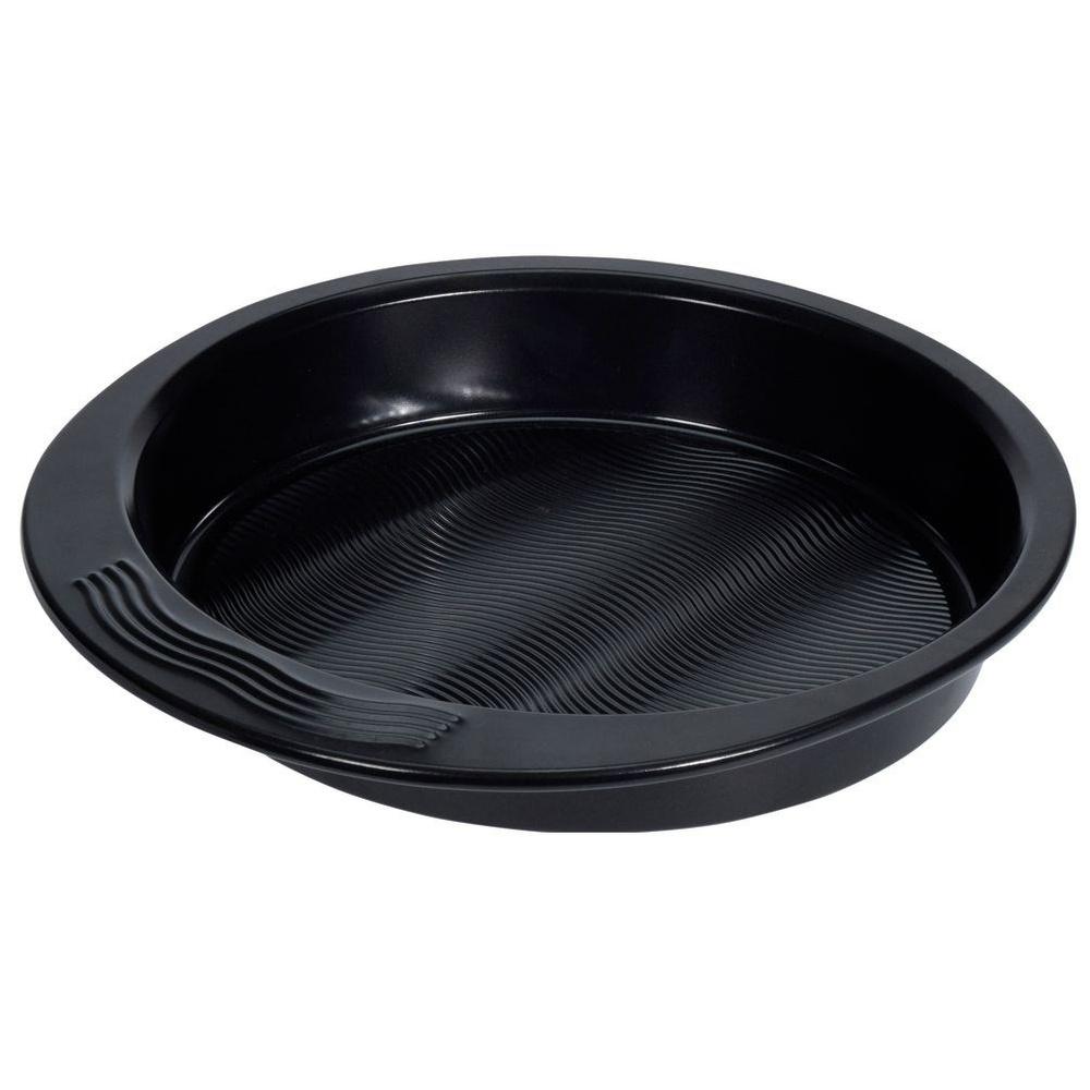 Round aluminum baking pan 27.5x25.5 cm