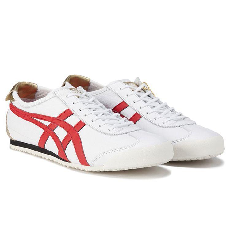ONITSUKA TIGER Mexico 66 Синтетическая кожа Ретро Спорт Удобные Нескользящие Износостойкие Легкие Низкие Повседневные Кроссовки 1183B572-100
