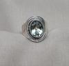 Кольцо из стерлингового серебра 925 пробы с зеленым аметистом: Аметист (Камень Февраля) Бохо Ручная Работа Ювелирные Изделия