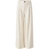 GIOVANNI VALENTINO Women's Brushed Wide-Leg Straight Trousers