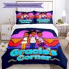 3pcs Gracie's Corner pattern bedding set duvet cover set includes duvet cover &pillowcases, perfect all season bedroom decoration & gift