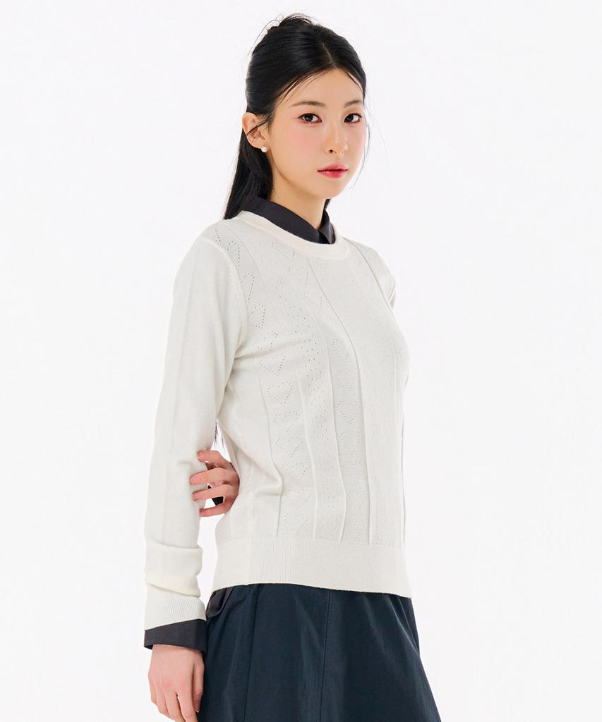 CHASECULT Women'S Crew Neck Sweater-Farg5262B0A