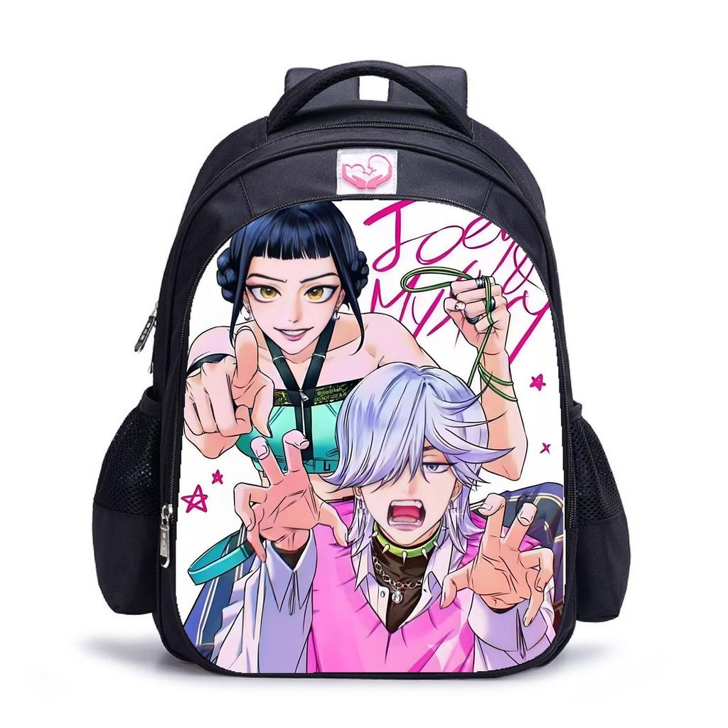 Повседневная сумка через плечо с рисунком из мультфильма для учеников младших классов средней школы, рюкзаки большой вместимости