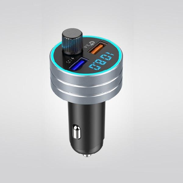 Автомобильный FM-трансмиттер вспомогательный модулятор Bluetooth-соединение динамик автомобильный комплект mp3-плеер адаптер с быстрой зарядкой 5 В / 2 А