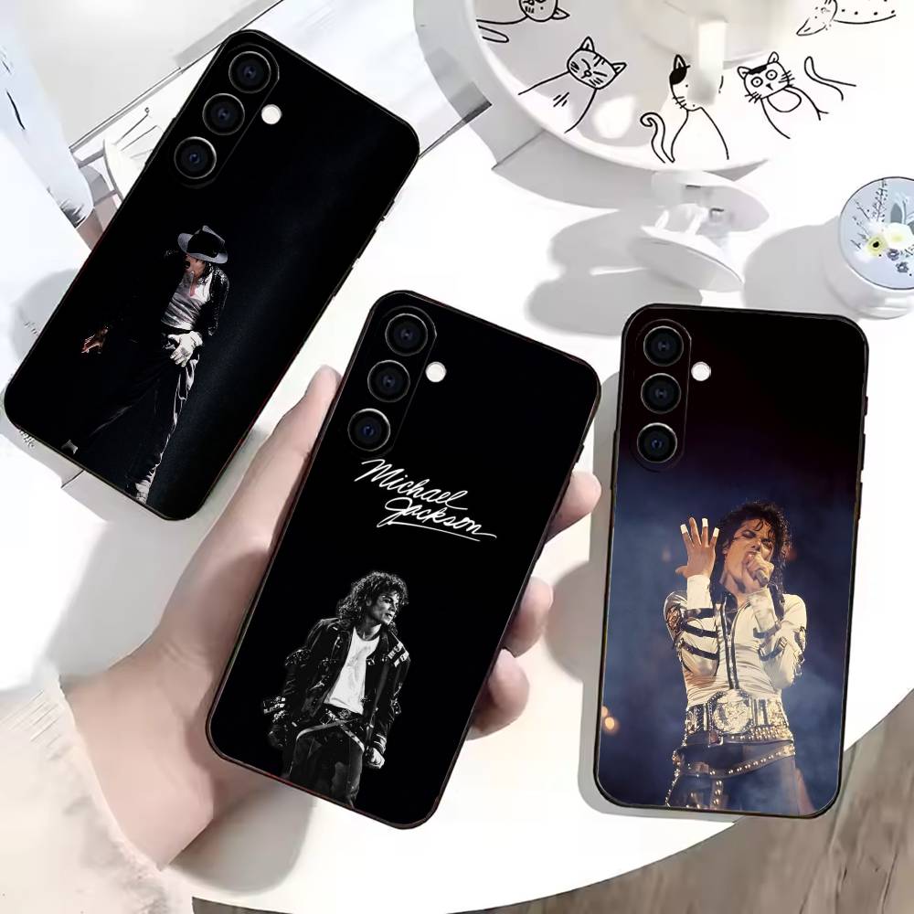 Чехол для телефона Singer M-Michael jackson для Samsung Galaxy A73, A72, A71, A70, A53, A52, A51, Мягкий силиконовый черный чехол