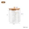 Makeup Cotton Pad Organizer Storage Box For Cottonswab Container With Bamboo Lid