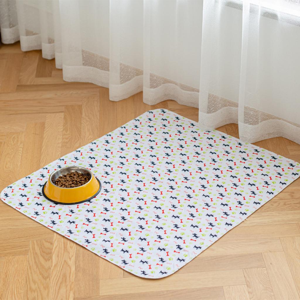 Printed Pet Pee Pad Washable Dog Training Pad Care Mat Reusable Pet Supplies