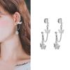 Ear Clip Butterfly Stud Earrings For Women Ear Clip Chain Fashionable Earrings For Women