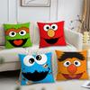 Fashion S-Sesames S-Street cushion cover Pillow Sofa Printing Decoration Room Home Office Coffee Shop Car Nordic Simplicity