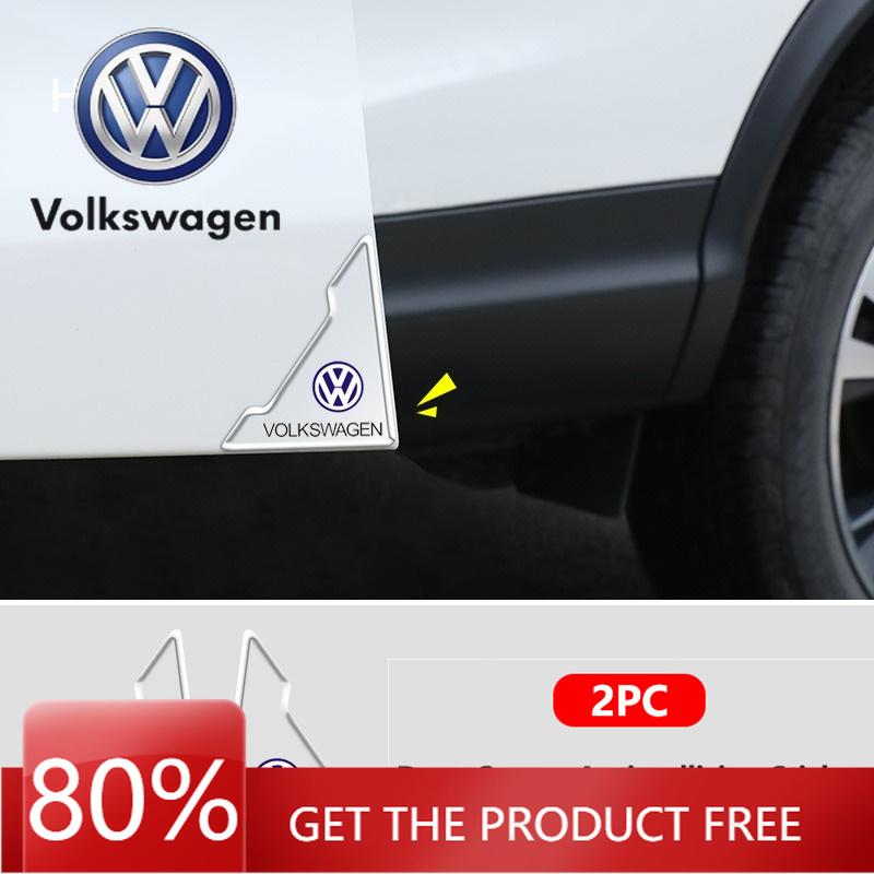 Для VOLKSWAGEN VW Автомобильные прозрачные наклейки-защитки на углы дверей, стикеры, стайлинг автомобиля Для Volkswagen VW GTI Golf 4 5 6 Passat Jet