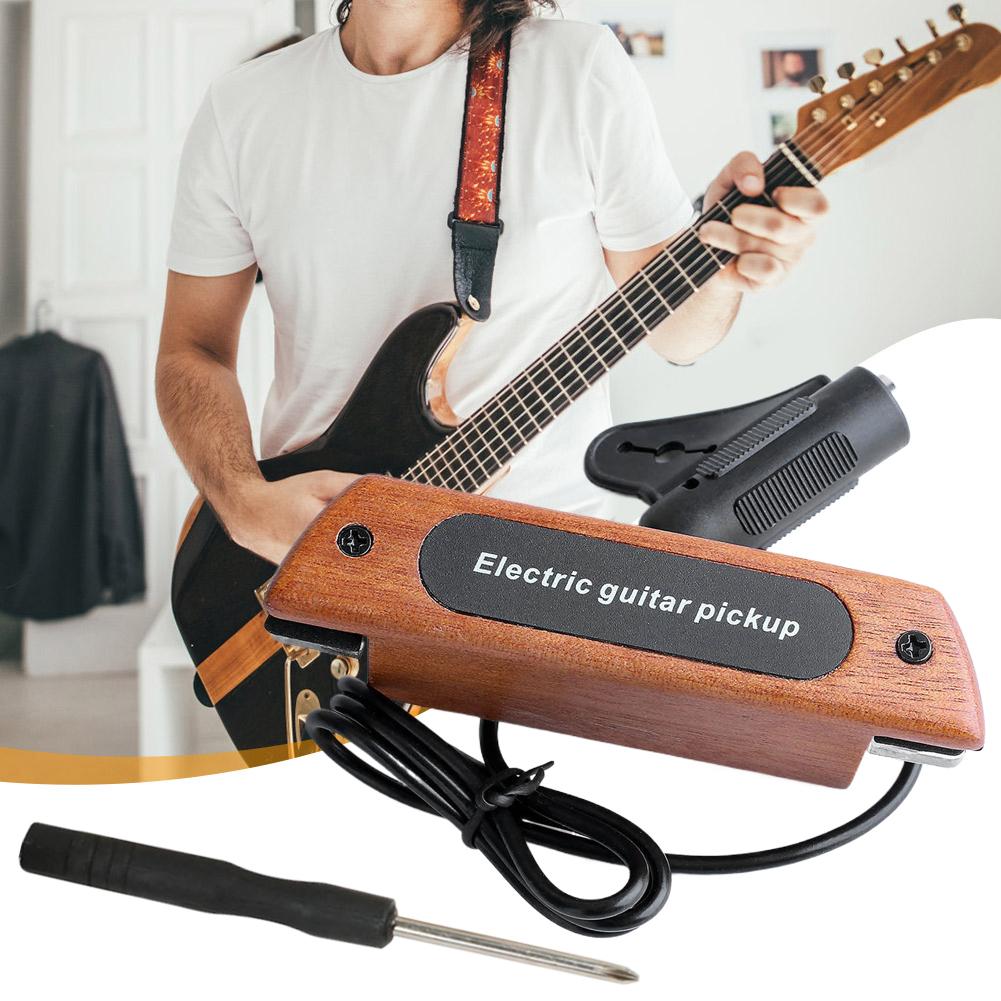 Wood Magnetic Soundhole Pickup Wood Acoustic Guitar Sound Hole Pickup Acoustic Guitar Pickup Acoustic Guitar Accessories