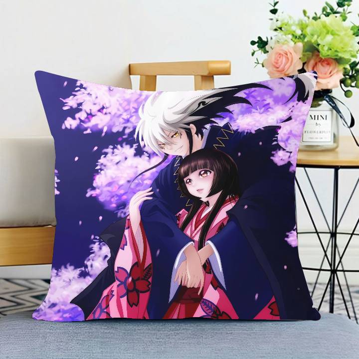Nura Rise Of The Yokai Clan Pillow Gift Home Office Decoration Bedroom Sofa Car Cushion Cover Case 45x45
