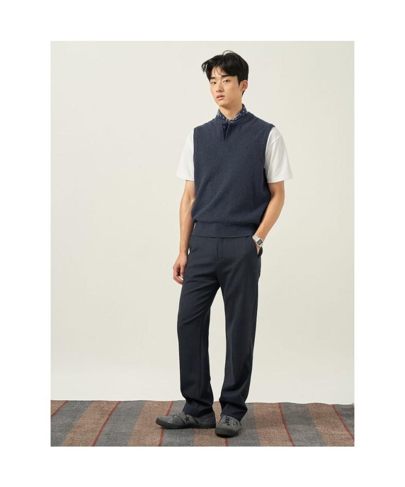 Beanpole Men Button Neck Vest - Ash