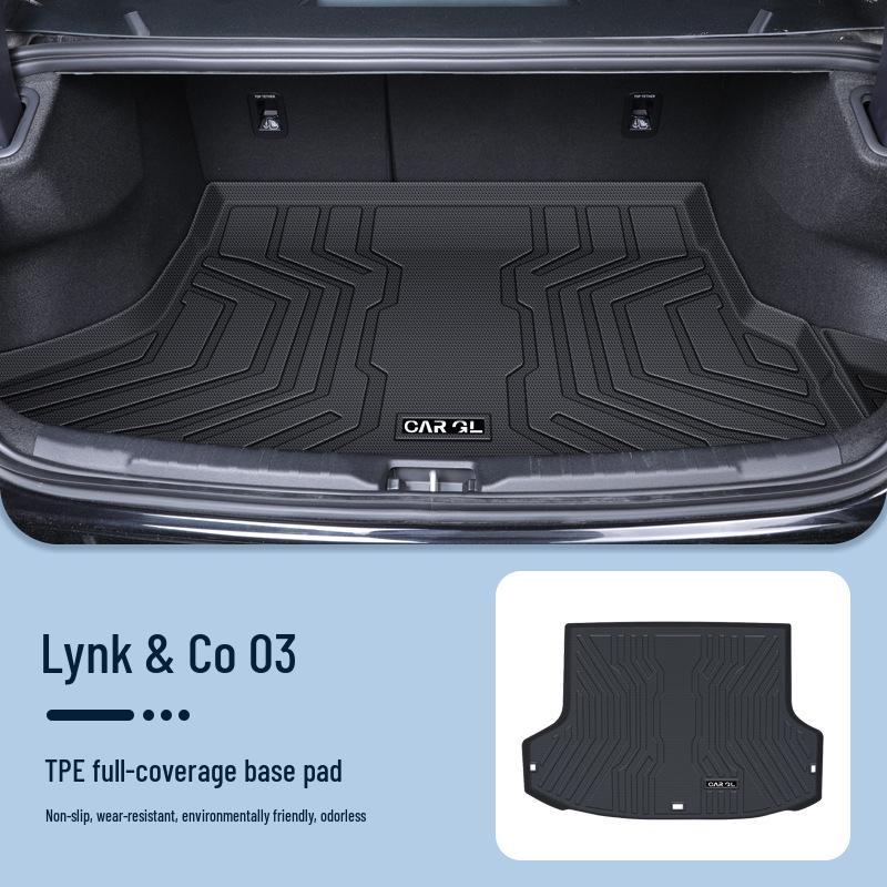 Коврик в багажник Lynk & Co 03: Аксессуар для салона из ТПЭ для модели 2026 года