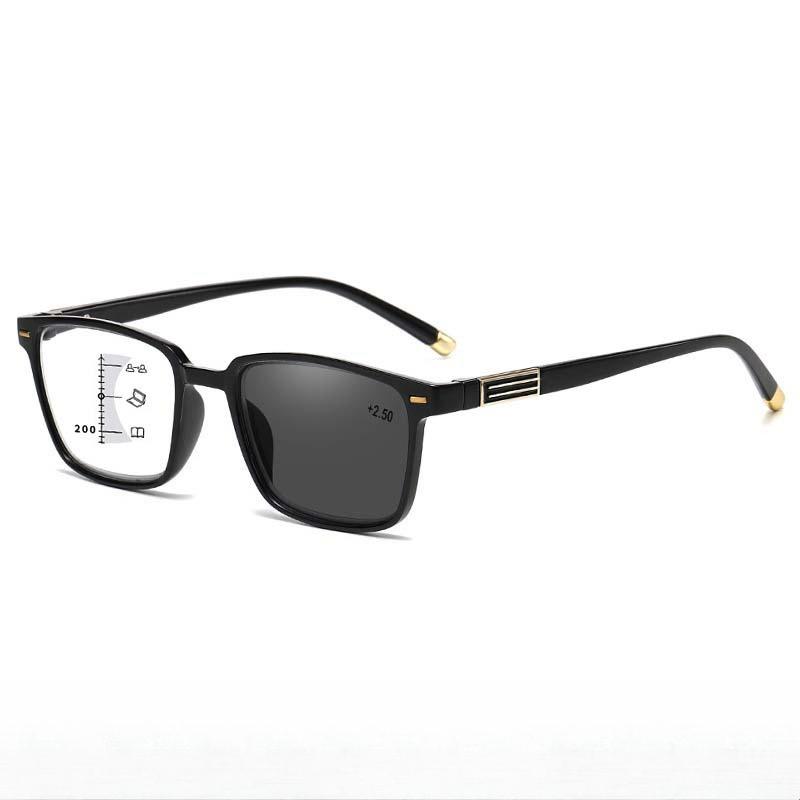 Мужские и женские фотохромные мультифокальные очки для пресбиопии, модные ретро прогрессивные очки для чтения, очки для защиты от синего света