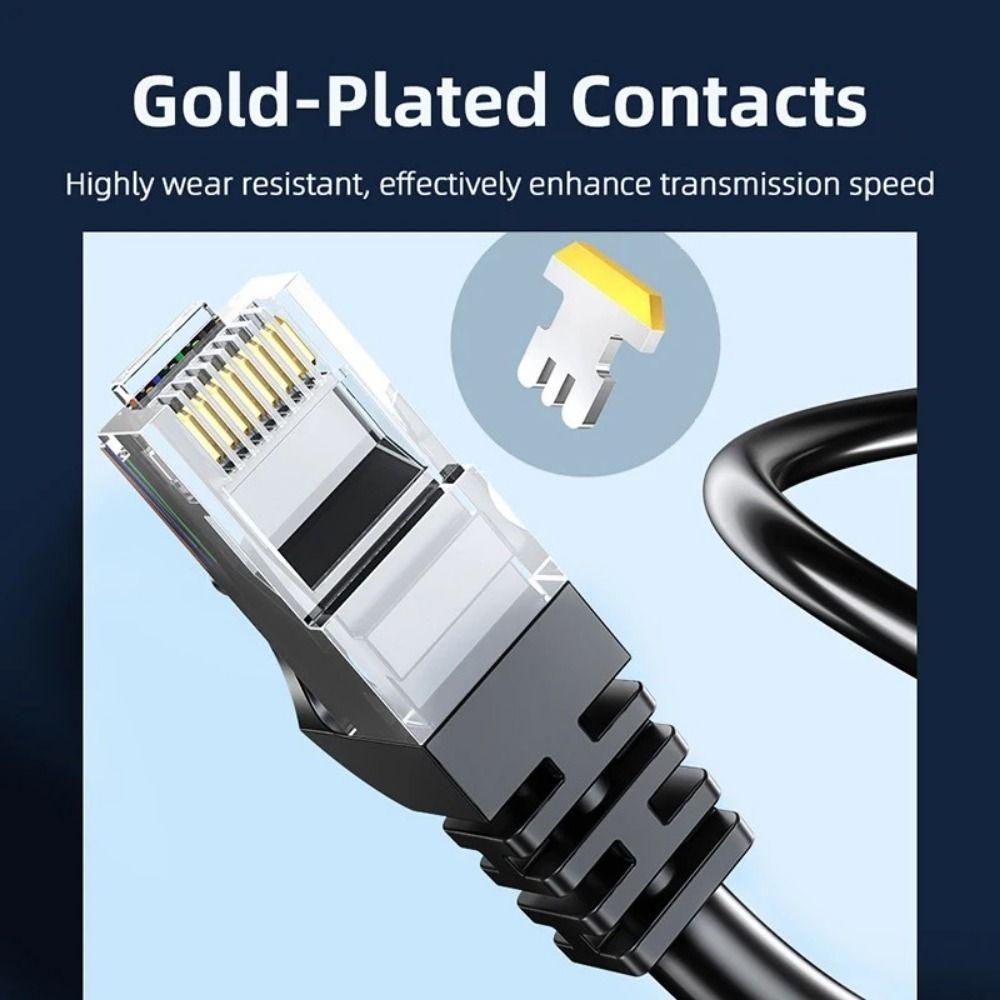 250Hz Cat6 Lan Cable Compatible Patch Cord Cat6 Internet Cable  For Computer Router Laptop
