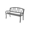 Color Iron Bench: Anthracite 123x53x86cm For Outdoor