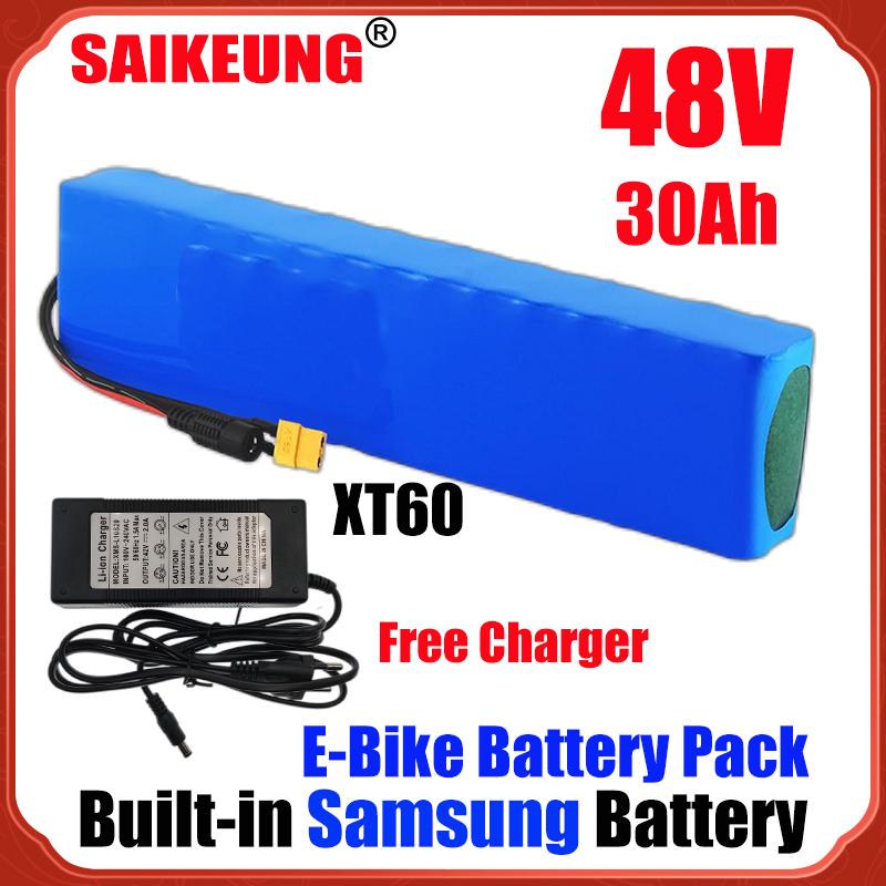 Электровелосипед Fahrrad с титановой рамой 20 Ач 1000 Вт Аккумулятор 15 Ач 30 Ач 40 Ач 1500 Вт Батарея Para 12 Ач 50 Ач 2000 Вт Литиевая батарея 48 В