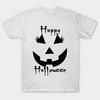 T Shirt Women Happy Halloween Pumpkin Face Scary Eyes Mouth T Sh Harajuku Print Kawaii Tshirt Summer Short Sleeve Female T-Shirt Top Tee