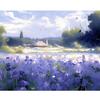 Frame Painting By Numbers Flower Lavender Paint By Numbers On Canvas Diy Craft Number Painting Scenery Home Decor 40x50cm