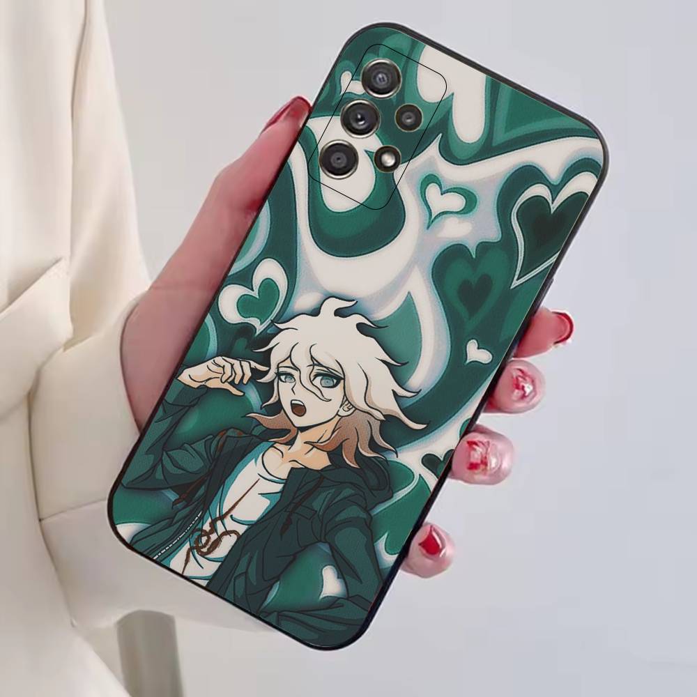 Чехол для телефона Danganronpa N-Нагито Комаэда для Samsung S25,S24,S21,S22,S23,S30,Ultra,S20,Plus,Fe,Lite,Note,10,Черный
