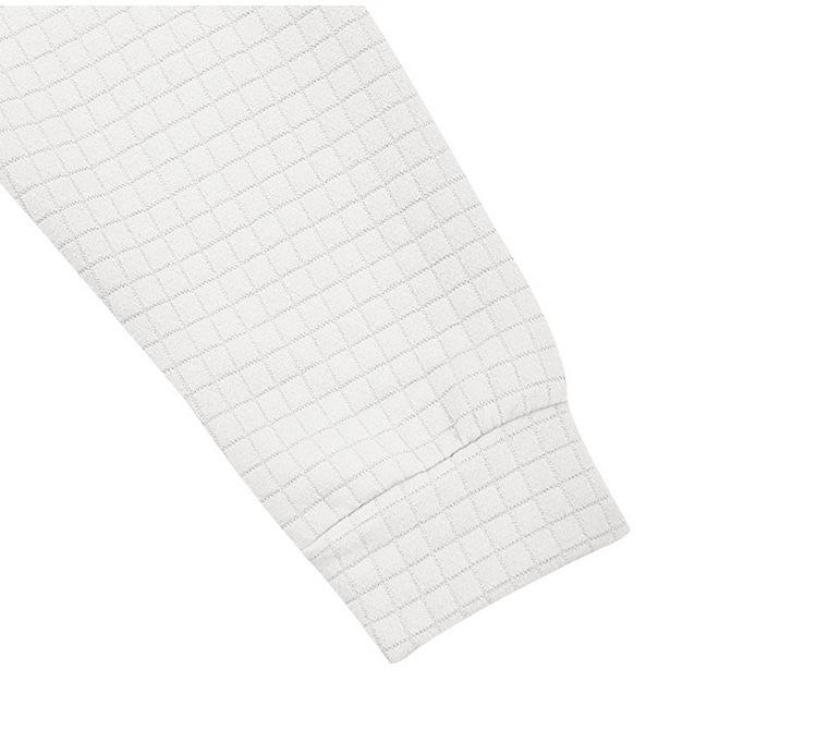 Мужская минималистичная повседневная толстовка с жаккардовым узором, на молнии до середины груди, с воротником-стойкой, для осени и зимы