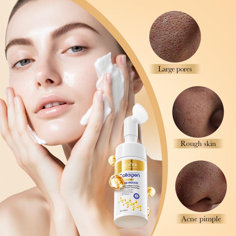 Очищающий мусс SADOER Collagen Anti Wrinkle Deep Cleansing Cleanser