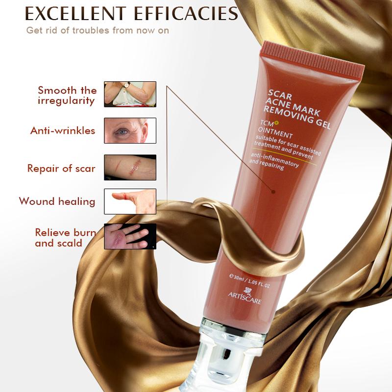 ARTISCARE Гель для удаления шрамов и прыщей 30 г TCM Лечение черных точек Уход за кожей