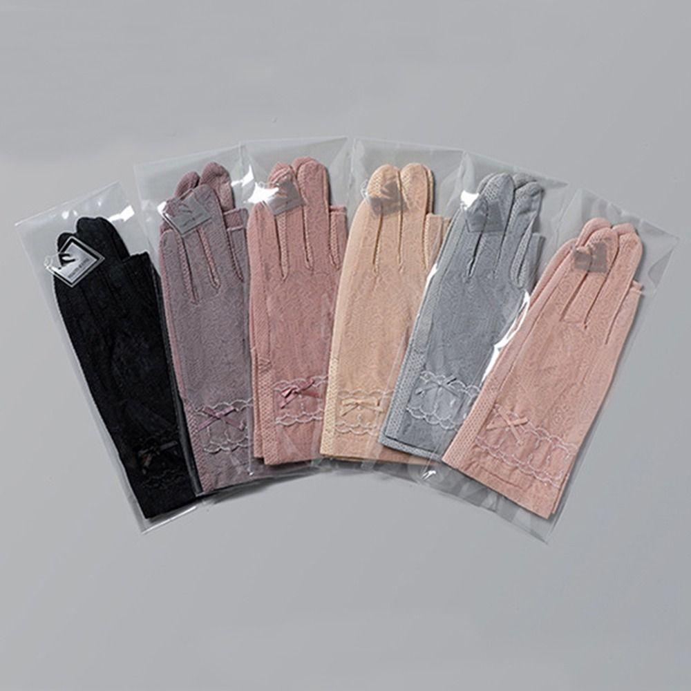 Breathable Sun Protection Gloves UV Protection Anti-UV Mittens Fashion Sunscreen Gloves  Running