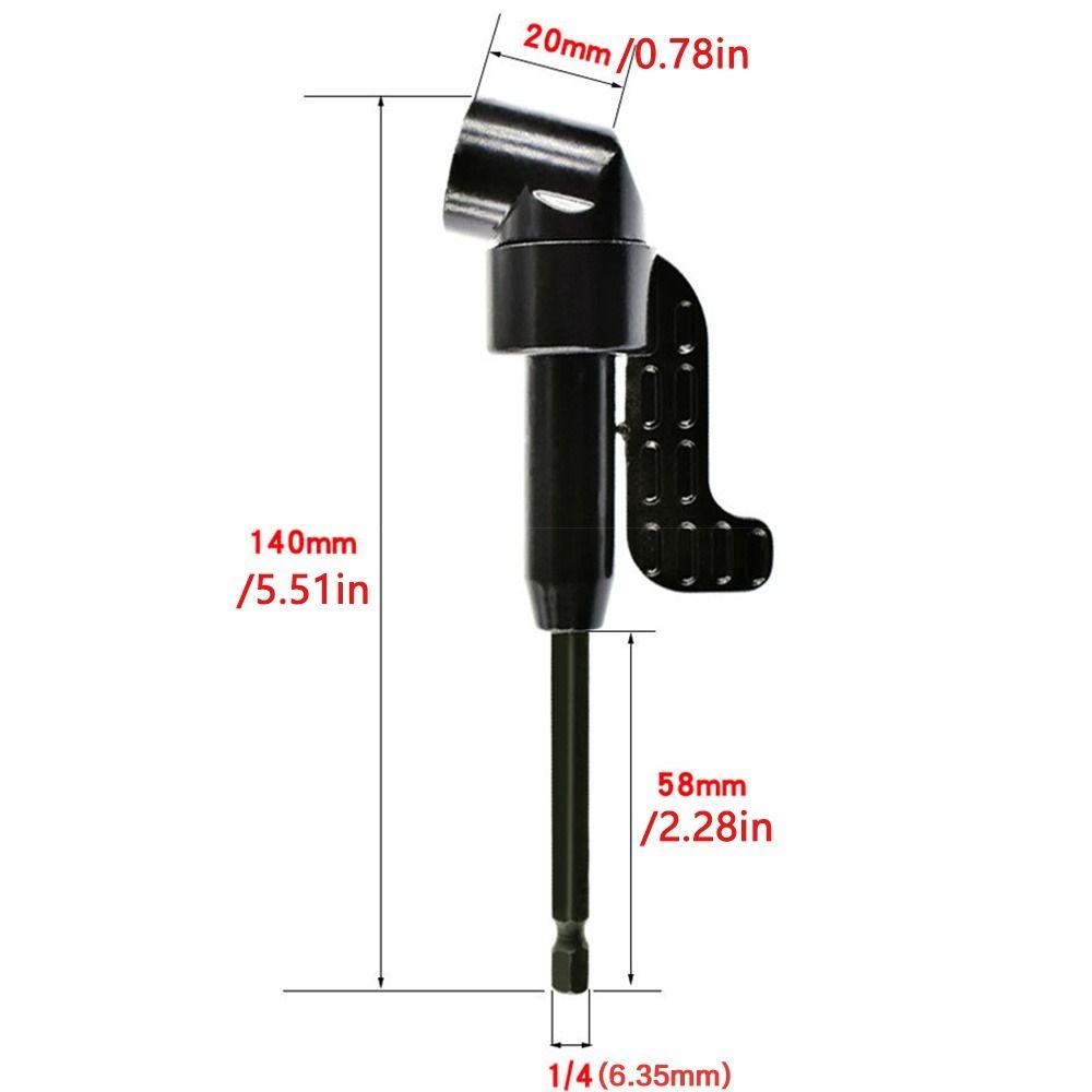Регулируемый Угловой Держатель для Отвертки 1/4 Угловой Удлинитель Отвертка Биты для Отвертки