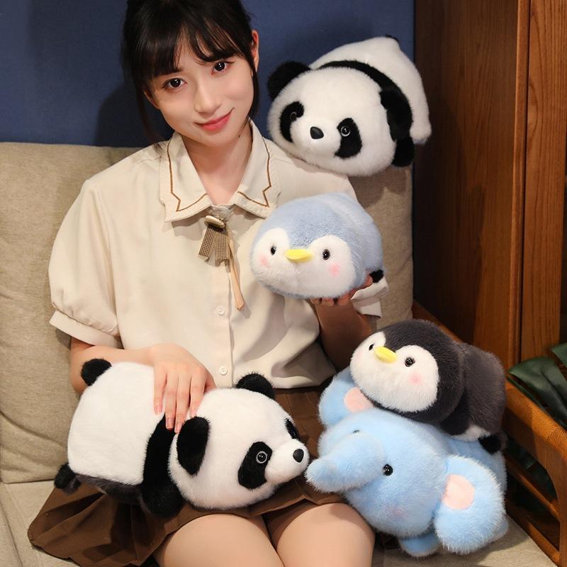 Перевернутая кукла-животное Кролик Мягкая игрушка Детская кукла-компаньон Панда Тряпичная кукла Подарок девочке