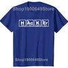 Hacker Periodic Table Security Professional Funny Programmer TShirt Short Sleeve Coder T Shirt Anime Graphic Tshirt Hip Hop