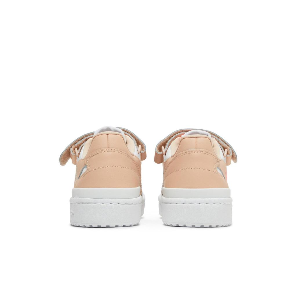 Adidas Womens Forum Low 'Halo Blush White' (women's sizes) Halo Blush / Cloud White / Acid Red Skateboard Shoes GW0569