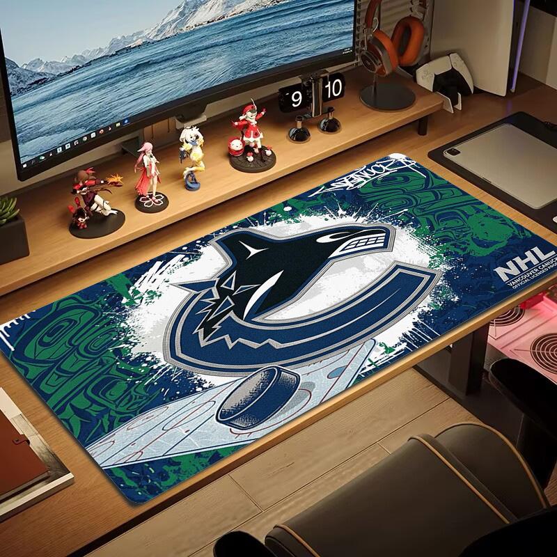 VANCOUVER CANUCKS Color Mouse Pad Large Gaming Table Cushion Non-slip Laptop Tablet Big Mousepad XXL Mat Mini PC Playmat With Lock edge
