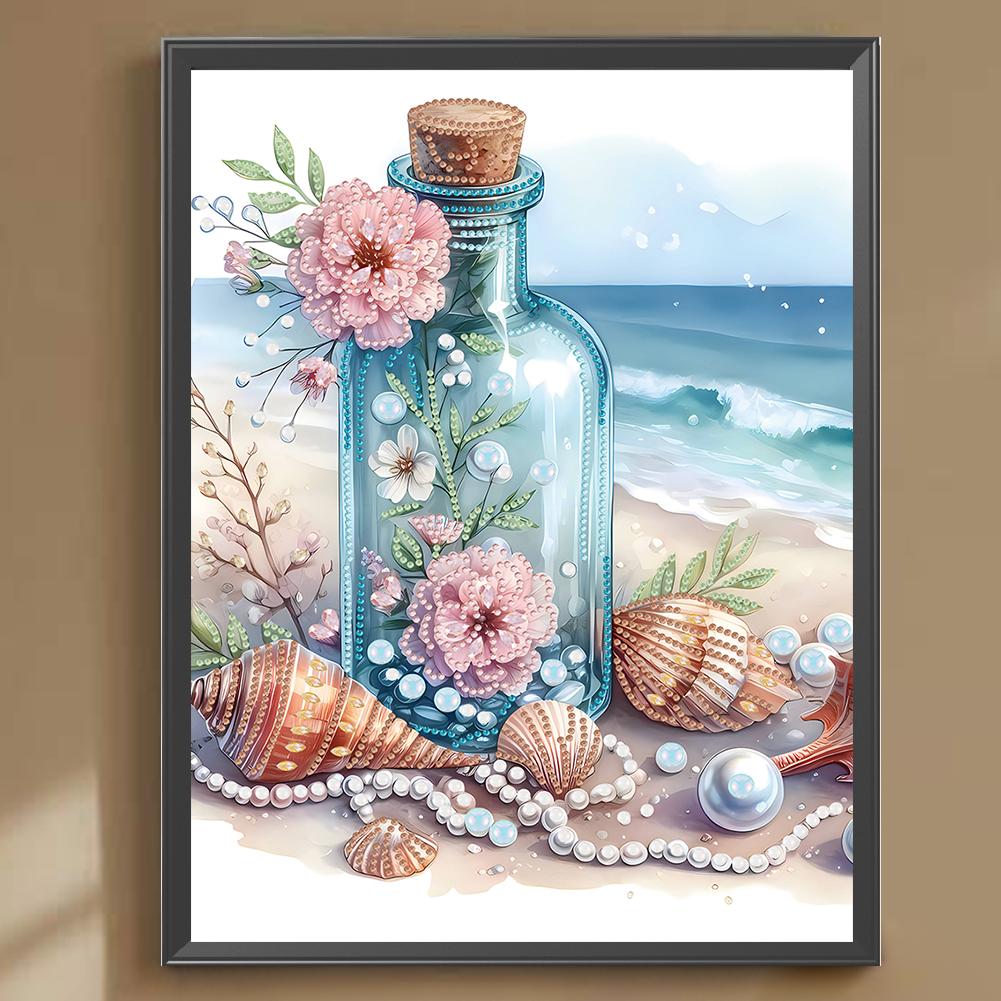 5D DIY Seashell Diamond Painting Series Частичная специальная форма сверла Diamond Painting Seashell Kit Decoration