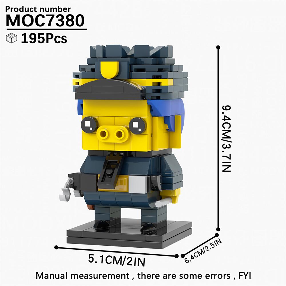 MOOXI Симпсоны Brickheadzed DIY Диорама Сборная Модель Набор Для Взрослых Набор Строительных Блоков Детская Игрушка MOC Кирпичики Монтессори Подарок
