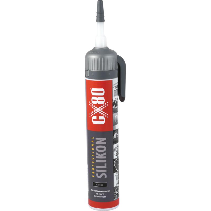 Silicone sealant professional black Premium CX-80 12009