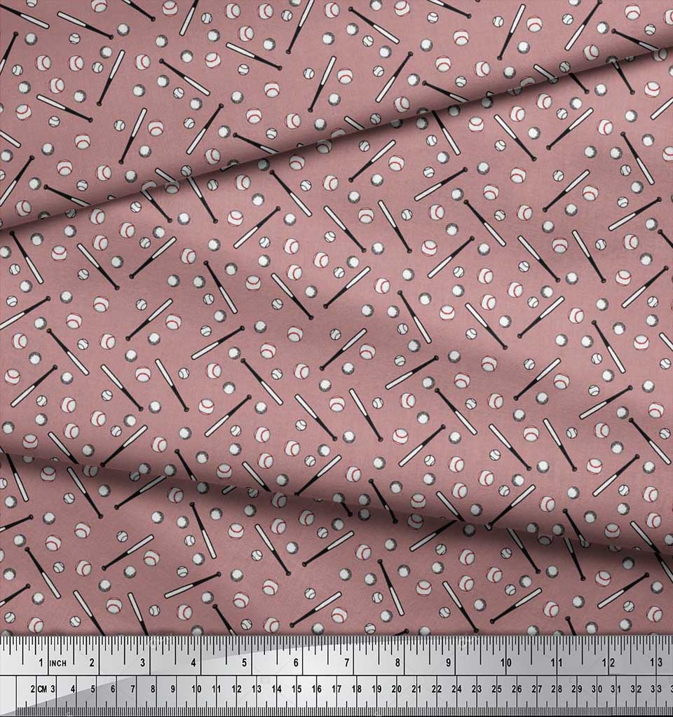 Soimoi Японский креп-сатин ткань бейсбольная спортивная ткань принты по метрам 42 дюйма