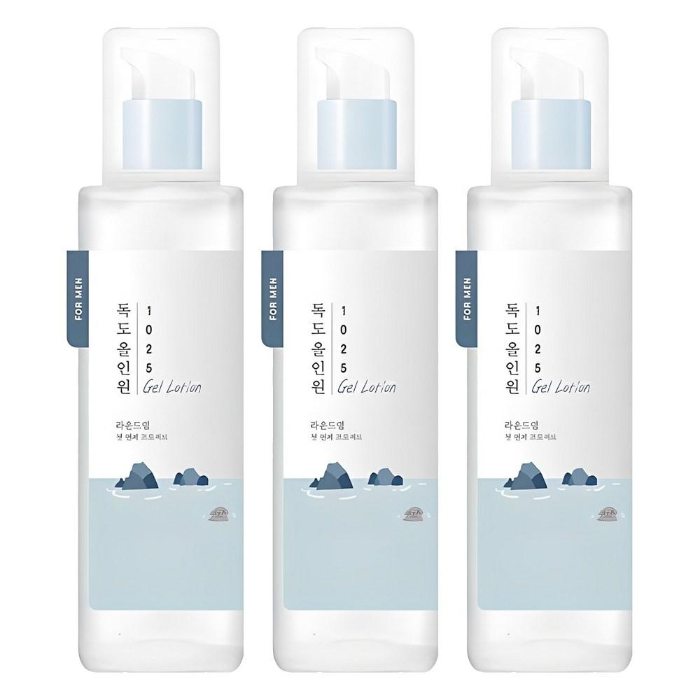 Round Lab For Men 1025 Dokdo Gel Lotion All-in-One 200ml 3 pcs
