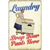 Винтажные металлические знаки Pinup Girls Настенный декор для ванной комнаты Прачечная Мужская пещера Домашние бары Гараж Кафе Клубы Ретро-плакаты Табличка