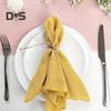 Boho Gauze Napkins Washable Cotton Gauze Napkins Rustic Style Solid Color Napkins for Baby Shower Wedding Tea Party Decoration