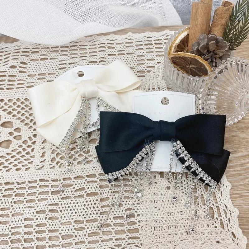 Заколки для волос с кисточками и стразами, шпильки для волос, хвостики, аксессуары для волос для девочек, блестящие головные уборы, креативный подарок, украшение на голову для женщин