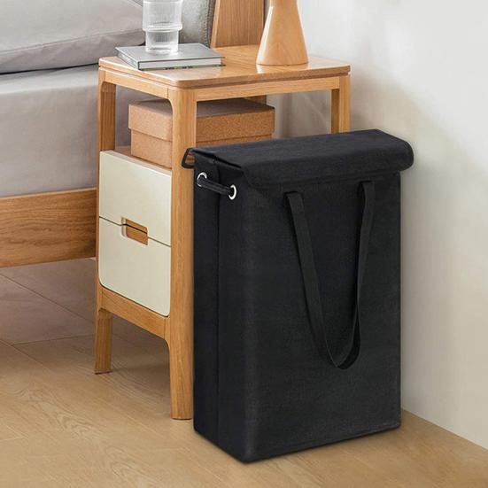 Корзина для грязной одежды, 45 л, компактная тонкая корзина для белья, большая вместительная корзина для хранения одежды для дома