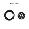 For Volkswagen For Volkswagen VW GTI Passat B6 Golf 4 Polo Jetta Beetle Tiguan CC Car Steering Wheel Sticker ABS Auto Emblem Badge Decoration