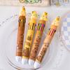 Шариковая ручка Animal 10 цветов Kawaii Cute Cartoon Capybara Signature Pen Школьные канцелярские принадлежности для письма Детский подарок