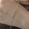 S925 стерлингового серебра покрытие 14K золото светлый роскошный ретро полый циркон браслет для женщин сладкий ювелирный подарок