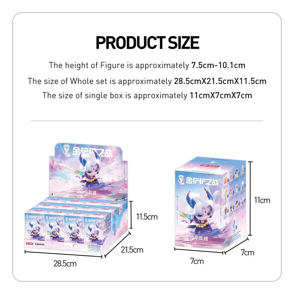 POP MART Борьба за золотую лопатку Chibi Series Box 12 Pop Mart Gacha Gacha Blind Box Фигурка Пластиковая модель Премиум игрушка ПВХ Мягкий винил Оригинал